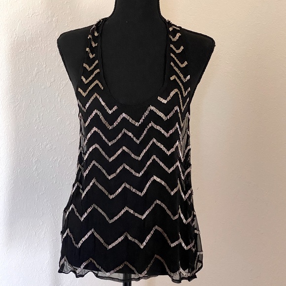 Chan Luu Beaded Racer Back Top - Picture 1 of 5